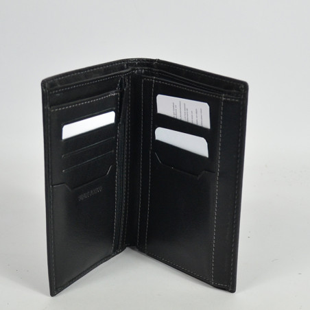 Serge Blanco Marfa 3-Compartment Wallet MAR21021 Black
