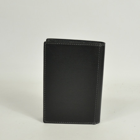 Serge Blanco Marfa 3-Compartment Wallet MAR21021 Black