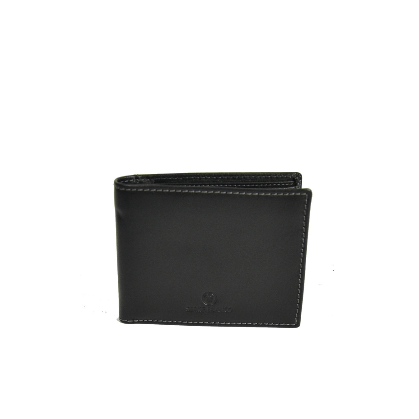 Serge Blanco Marfa Italian 3-Compartment Wallet MAR21044 Black