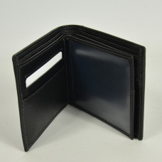 Serge Blanco Marfa Italian 3-Compartment Wallet MAR21044 Black