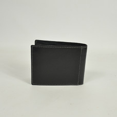 Serge Blanco Marfa Italian 3-Compartment Wallet MAR21044 Black