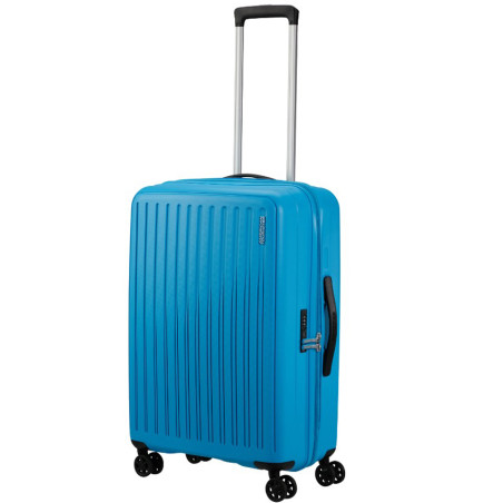 American Tourister Rejoy 68 cm Valise Trolley 4 Wheels Azur Blue