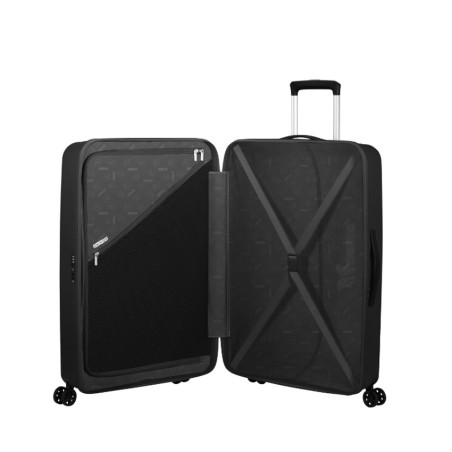 American Tourister Rejoy 77 cm Vertical 4-Wheel Trolley Suitcase Black