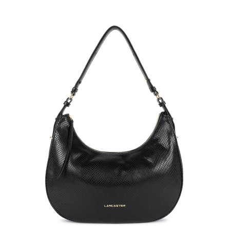 Lancaster Exo Aria Grand Sac Hobo 529-1111 Noir Python