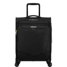 American Tourister SummerRide 55cm Black 4-Wheel Trolley Suitcase