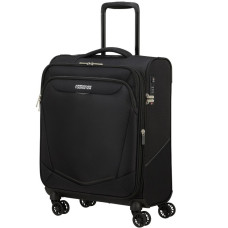 American Tourister SummerRide 55cm Black 4-Wheel Trolley Suitcase