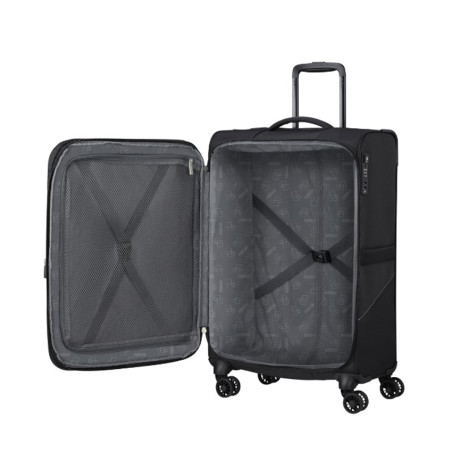American Tourister SummerRide 4-Wheel Trolley Suitcase 69 Cm Black