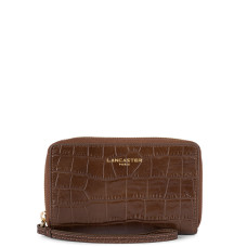 Lancaster Exotic Lizard and Crocodile Companion Wallet Leather 124-...