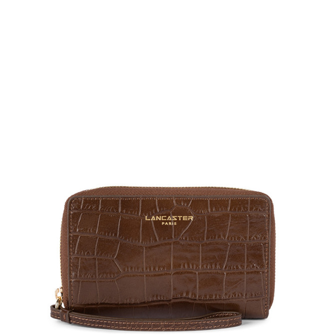 Lancaster Exotic Lizard and Crocodile Companion Wallet Leather 124-...