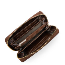 Lancaster Exotic Lizard and Crocodile Companion Wallet Leather 124-...