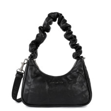 Lancaster Froissé Sac Baguette 518-024 Noir
