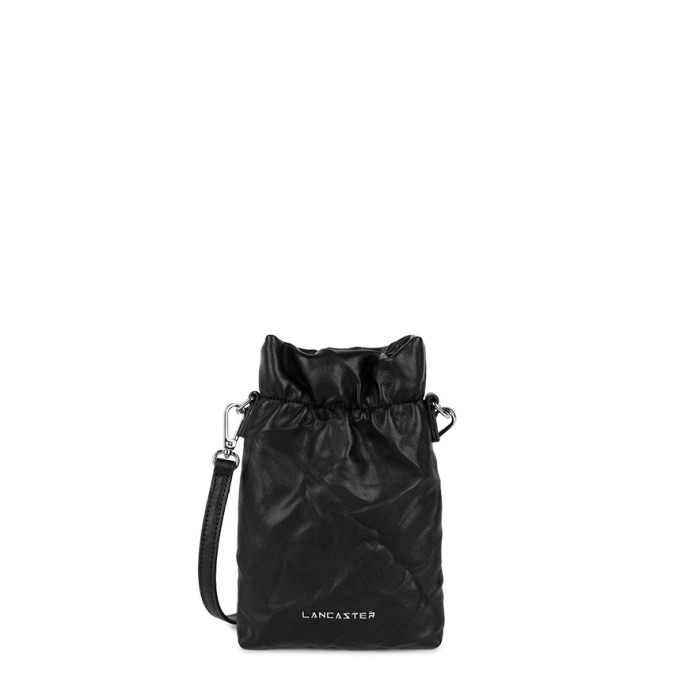 Lancaster Crumpled Smartphone Pouch 518-026 Black