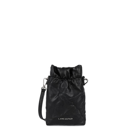 Lancaster Crumpled Smartphone Pouch 518-026 Black