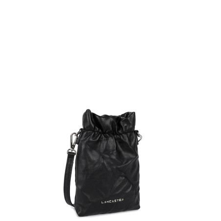 Lancaster Crumpled Smartphone Pouch 518-026 Black