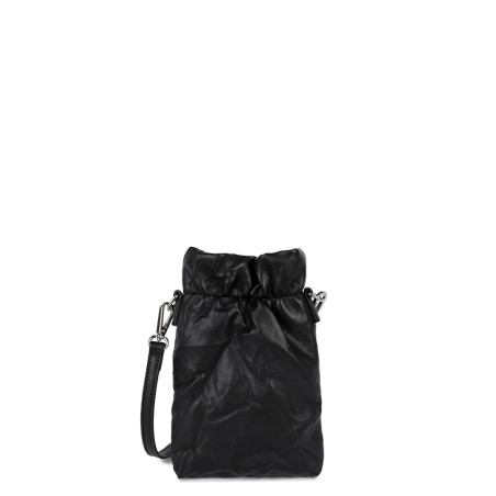 Lancaster Crumpled Smartphone Pouch 518-026 Black