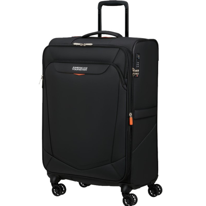 American Tourister SummerRide 4-Wheel Trolley Suitcase 69 Cm Black