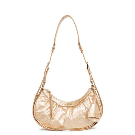 Lancaster Retro & Glam Half-moon bag 577-19 Matte Gold