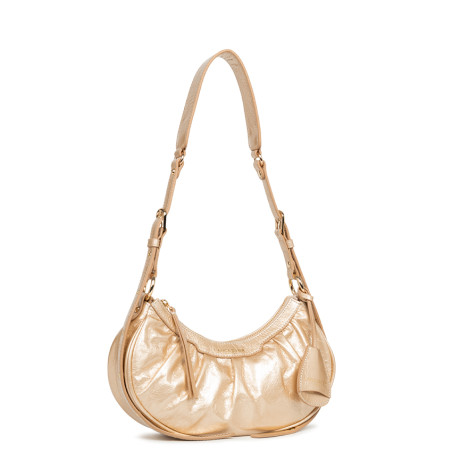 Lancaster Retro & Glam Half-moon bag 577-19 Matte Gold
