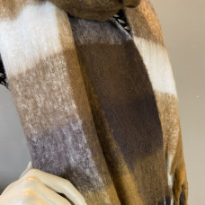 Atoll Palm Thick Scarf Brown