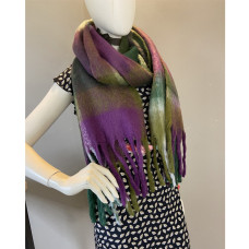 Atoll Palm Thick Scarf Lilac
