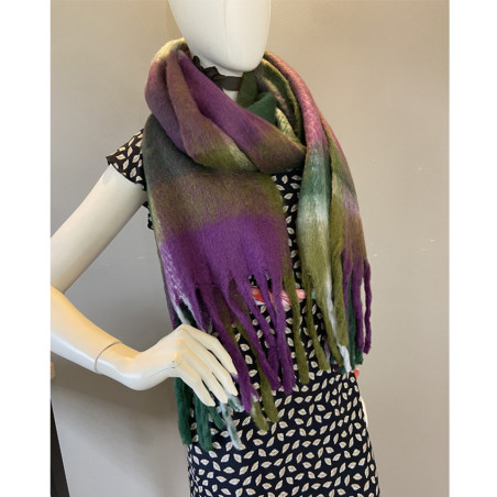 Atoll Palm Thick Scarf Lilac