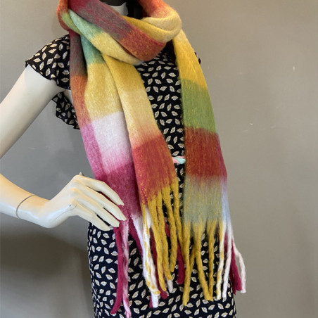 Atoll Palm Thick Scarf Yellow