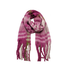 Atoll Palm Thick Scarf Pink