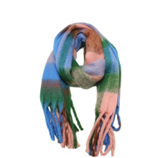 Atoll Palm Thick Scarf Pink