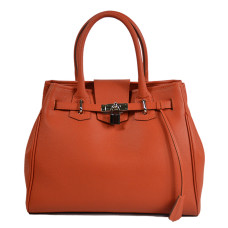 Berthille Vendome Grand Orange Handbag