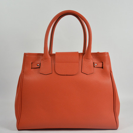 Berthille Vendome Grand Orange Handbag