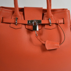 Berthille Vendome Grand Orange Handbag