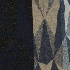 Atoll Palm Geometric Stole Dark Blue