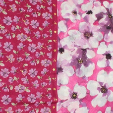 Atoll Palm Floral Pink Shawl