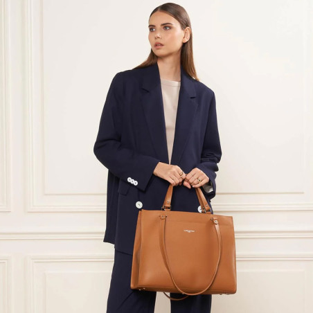 Lancaster Sierra Large Tote Shoulder Bag 438-003 Camel