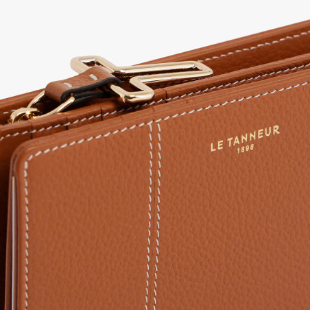 Le Tanneur Juliette Grain Leather Wallet Tan