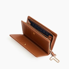 Le Tanneur Juliette Grain Leather Wallet Tan