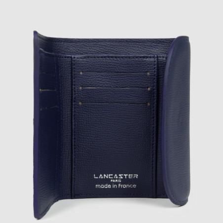 Lancaster Sierra Portefeuille 138-003 Bleu Foncé ouvert