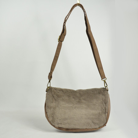 Le Voyage en Panier Calidou Taupe Bag