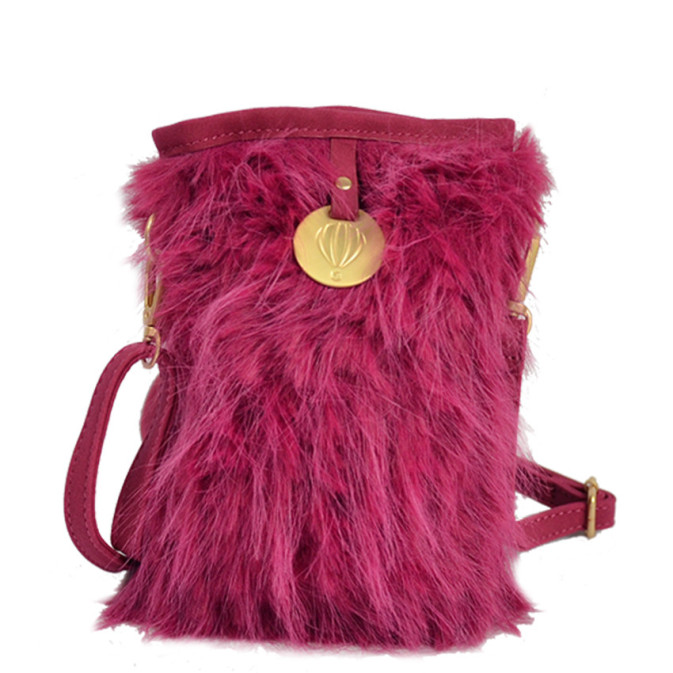 Le Voyage En Panier Footy Smartphone Pouch Pink