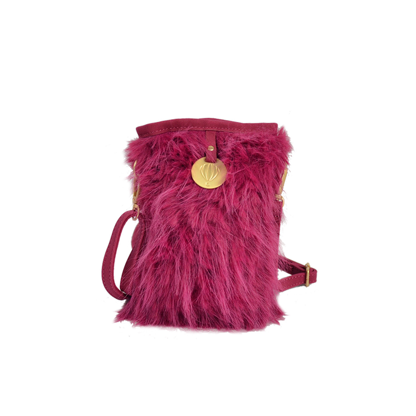 Le Voyage En Panier Footy Smartphone Pouch Pink