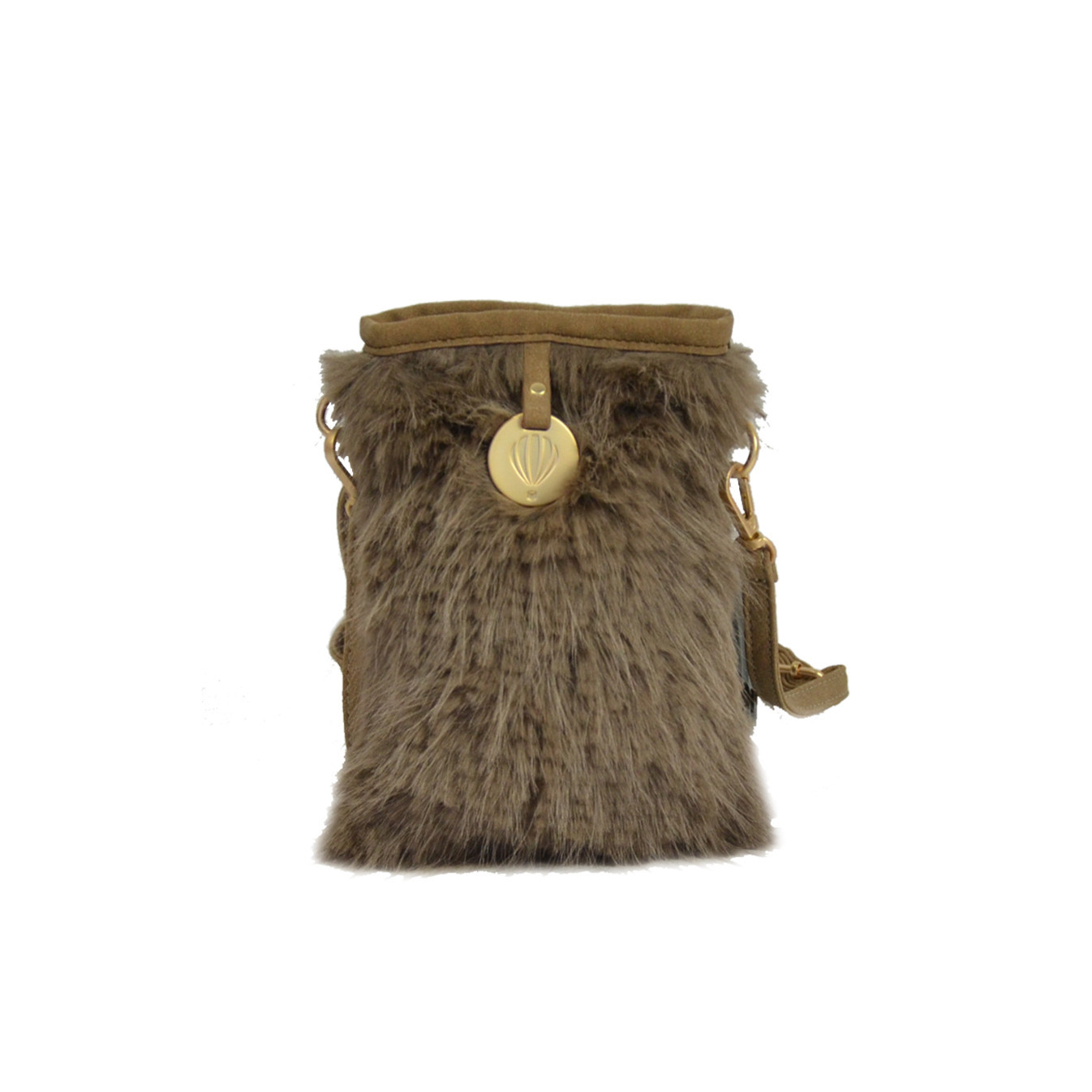 Le Voyage En Panier Footy Pochette Smartphone Taupe