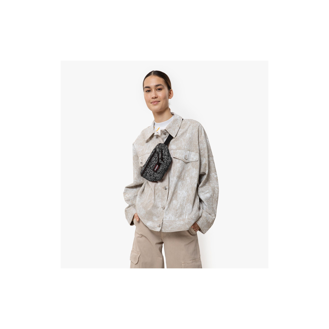 Eastpak Glitter Splash Springer Glitterspla Banana Black