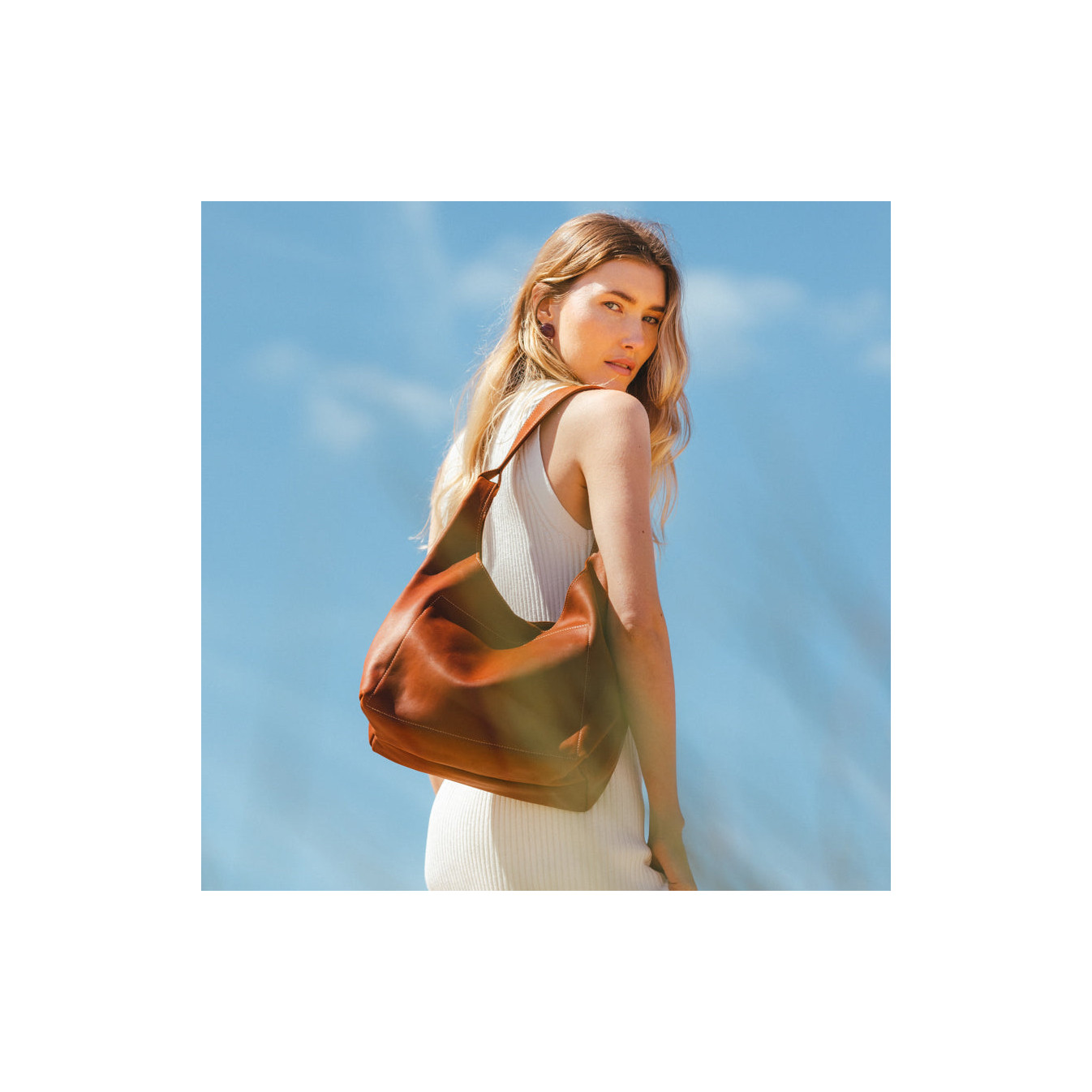 Ateliers Fourès Amazone Shoulder Bag A601 Fawn