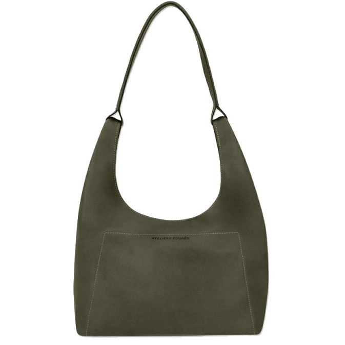 Ateliers Fourès Amazone Shoulder Bag A601 Khaki
