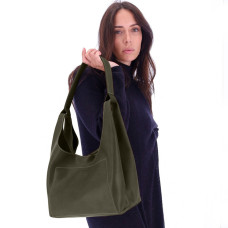 Ateliers Fourès Amazone Shoulder Bag A601 Khaki
