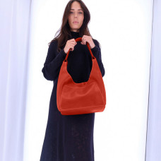 Ateliers Fourès Amazone Sac Porté Epaule A601 Orange porté 2