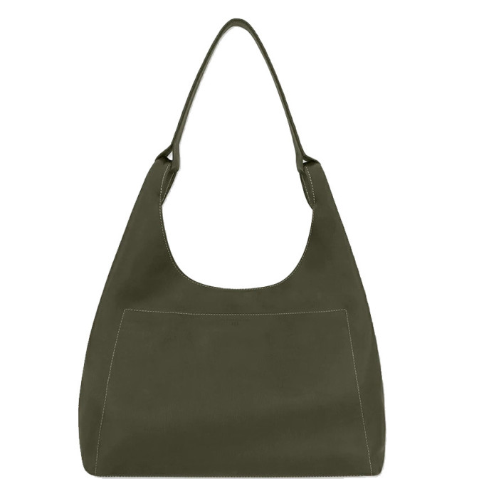 Ateliers Fourès Amazone Large Shoulder Bag A701 Khaki