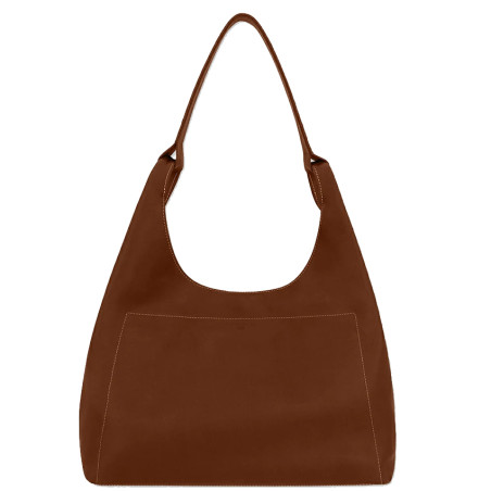 Ateliers Fourès Amazone Large Shoulder Bag A701 Fawn
