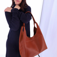 Ateliers Fourès Amazone Large Shoulder Bag A701 Fawn