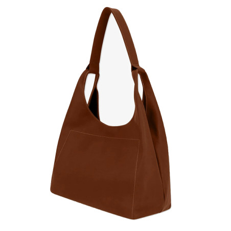Ateliers Fourès Amazone Large Shoulder Bag A701 Fawn
